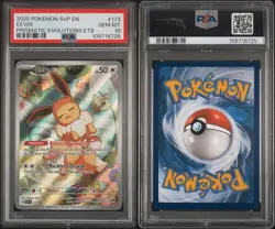 PSA 10 Eevee 173 Pokemon Svp En SV Black Star Promo 2025 Prismatic Evolutions Et - Image 3