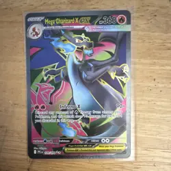 Mega Charizard X EX Ultra Rare Full Art Holo Phantasmal Flames Pokemon TCG NM - Image 1