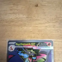 Mega Charizard X EX Ultra Rare Full Art Holo Phantasmal Flames Pokemon TCG NM - Image 5