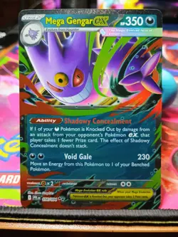Mega Gengar EX 056/094 – Double Rare Holo – Phantasmal Flames – NM Pokemon TCG - Image 1