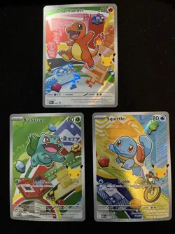Pokemon TCG 2026 First Partner Illustration Collection Series 1 037-039 NM GEN 1 - Image 1