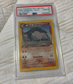 Pokemon PSA 10 1st Edition Neo Destiny Dark Donphan Holo Rare 3/105 GEM MINT - Image 1
