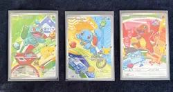 Pokemon First Partner Illustration Collection MEP Bulbasaur Charmander Squirtle - Image 1