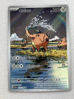Pokemon Cufant 076/064 Shrouded Fable Illustration Rare Holo *READ DESCRIPTION* - Image 1