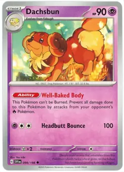 Dachsbun - 099/198 - Scarlet & Violet Base Set - Pokemon - NM - Image 1