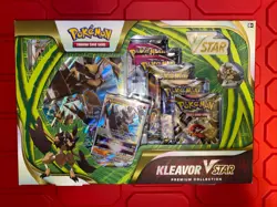 Pokemon TCG, Kleavor V STAR Special Collection--BRAND NEW FACTORY SEALED BOX - Image 1