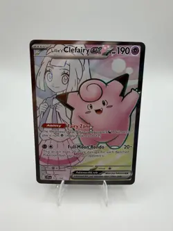 Pokemon Lillie's Clefairy EX 173/159 SV09 Journey Together Full Art Holo NM - Image 1