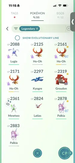 Pokemon Go (Stage 49 ) Shiny Legendary Mewtwo ( 20 Shinys) - Image 3
