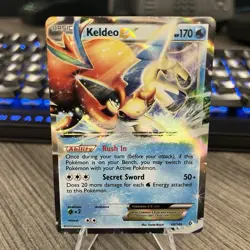Pokemon Keldeo EX 49/149 Boundaries Crossed Holo MP - Image 1