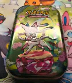 ✨ Sylveon Mini Tin – Sealed Pokemon TCG – Cute Eeveelution Collectible 🌸 - Image 3