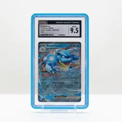 Pokemon Blastoise ex Holo #030/142 Stellar Crown 2024 - CGC 9.5 Mint+ - Image 1