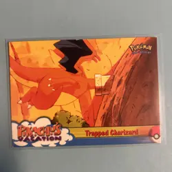 Pokemon Trapped Charizard 51 Non Holo 1999 Blue Topps Pikachu’s Vacation - Image 1