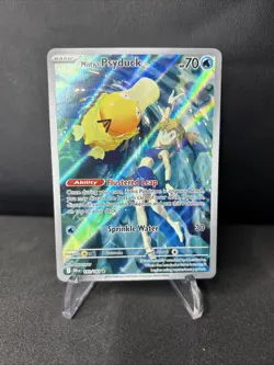 Pokemon Misty's Psyduck Sv10: Destined Rivals Illustration Rare Holo 193/182 - Image 1