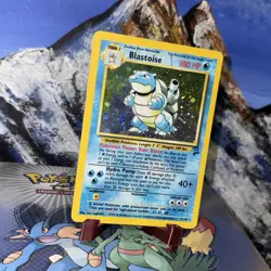 Blastoise - 002/130 Pokemon Base Set 2 - WOTC Holo 🌊 HP / Damaged - Image 2