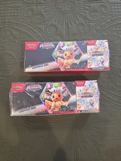 2x Pokemon Prismatic Evolutions Surprise Box + Booster Bundle | SAMS CLUB | TEAR - Image 1