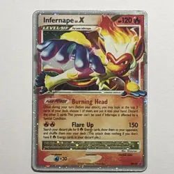 Pokemon TCG Infernape LV.X DP10 Promo Rare Holo 2007 — English Mp - Image 1