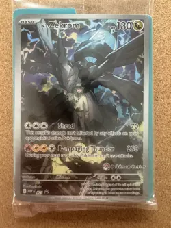 N's Zekrom 031 Ascended Heroes Promo Pokemon Center Stamped SEALED PC Exclusive - Image 1