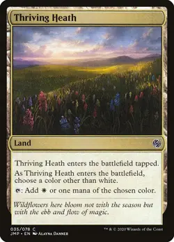 CR MTG Magic Jumpstart Set of 4 036/078 Thriving Heath - Image 1