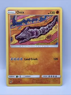 Pokemon - Onix 109/214 - Lost Thunder - Tomokazu Komiya - Image 1