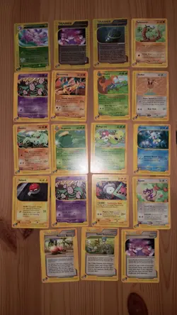lotto 19 carte pokemon vintage Eng Set Aquapolis Rare E Reverse Holo Good/Exc - Image 1