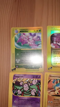 lotto 19 carte pokemon vintage Eng Set Aquapolis Rare E Reverse Holo Good/Exc - Image 2