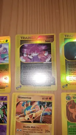 lotto 19 carte pokemon vintage Eng Set Aquapolis Rare E Reverse Holo Good/Exc - Image 3