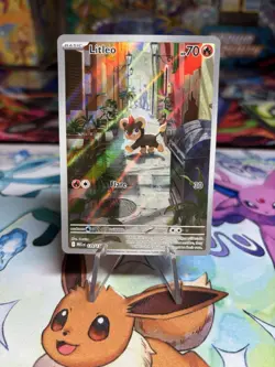 Litleo 139/132 Me01: Mega Evolution Holo Illustration Rare Pokemon - Image 1