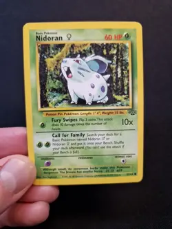 Pokemon TCG Nidoran Jungle 57/64 Regular Unlimited Common - Image 1