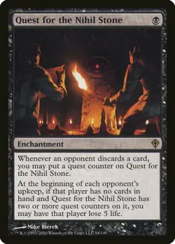 MTG Quest for the Nihil Stone x1 NM Worldwake Magic the Gathering (PG) - Image 1