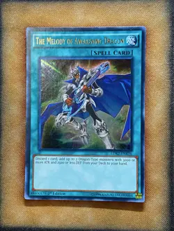Yugioh The Melody of Awakening Dragon LDK2-ENK26 Ultra Rare 1st Ed LP - Image 1