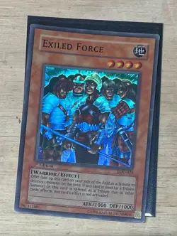 YUGIOH EXILED FORCE LOD-023 1ST SUPER HP - Image 1