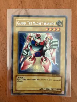 Yu-Gi-Oh! · Gamma The Magnet Warrior · DOR-E003 · Englisch · Karte - Image 1