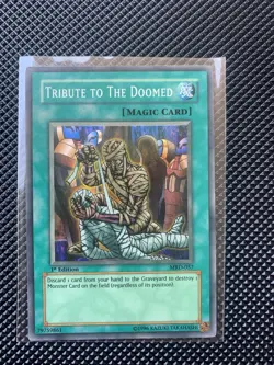 Tribute to The Doomed MRD-057 Super Rare 1st Edition Metal Raiders Yu-Gi-Oh OBO - Image 1