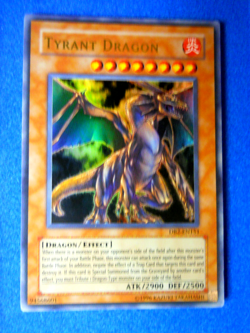 Yugioh Tyrant Dragon Unlimited Edition Ultra Rare DB2-EN151 LP - Image 1