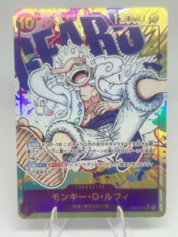 One Piece Japanese Monkey D. Luffy OP05-119 SEC Parallel Alt Art Gear 5 LP - Image 1
