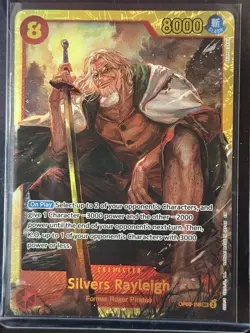 Silvers Rayleigh OP08-118 SEC One Piece CCG Two Legends English NM Single! - Image 1