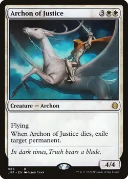 CR MTG Magic Jumpstart 089 Archon of Justice - Image 1