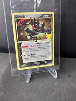 Pokemon TCG Greninja Gold Star SWSH144 Celebrations Black Star SEALED PROMO - Image 2