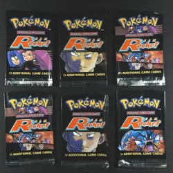 Team Rocket - Empty Booster Pack - Vintage Display Pokemon - Image 1