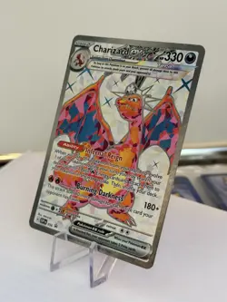 2024 Pokemon Scarlet & Violet Charizard ex #56 Black Star Promo - NM - Image 2