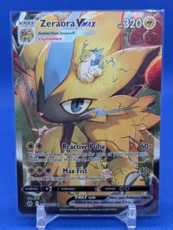 Pokemon Zeraora VMAX Crown Zenith Galarian Gallery Ultra Rare Holo GG42/GG70 - Image 1