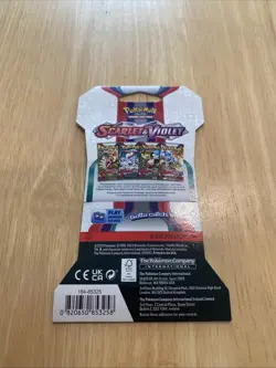 Pokemon Scarlet and Violet Booster Pack Sleeved Sealed Base Set SV Koraidon (A) - Image 2