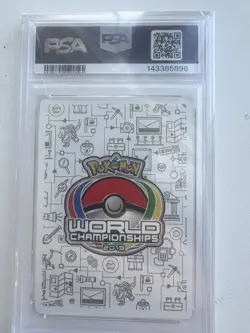 2019 POKEMON 2019 WORLD CHAMPIONSHIPS DECK: PERFECTION #71 MEWTWO & MEW GX PSA 9 - Image 2