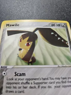 Pokemon EX Sandstorm Mawile Holo Rare 9/100 NEAR MINT - Image 2