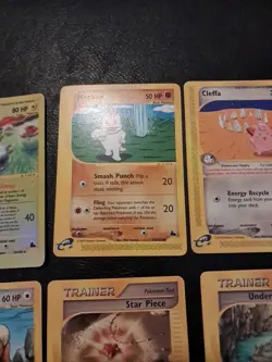 lotto 12 carte pokemon vintage Eng Set Skyridge Holo Reverse E Rare - Image 4