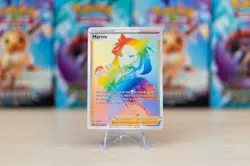 Marnie 208/202 Pokemon Sword & Shield Rare Rainbow Near Mint - Image 1