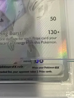 Pokemon TCG Reshiram Ex 173/086 White Flare PSA 7 - Image 4