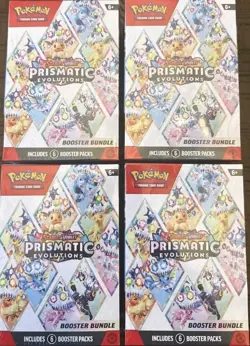 Pokemon - Prismatic Evolutions Booster Bundle Lot of x4 (SEALED) - Image 1