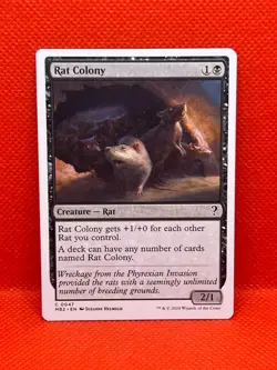 MTG Rat Colony(White Border) Mystery Booster 2 Regular - Image 1