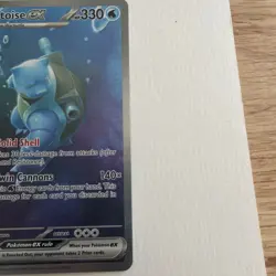 Pokemon TCG Blastoise EX Sir 200/165 Scarlet & Violet 151 - Image 4